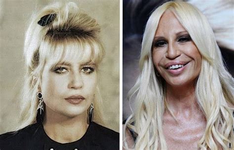 donatella versace 80s|donatella versace then and now.